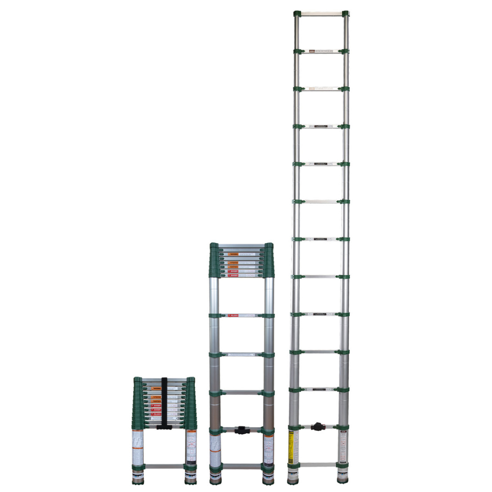 780P+ 12.6 Ft Industrial Telescoping Extension Ladder